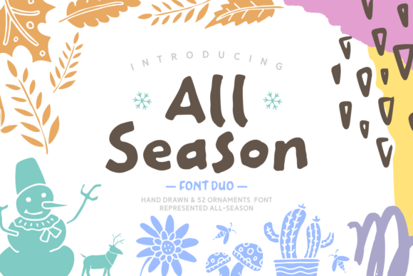 All Season: A Versatile Script Handwritten Font for Every Season