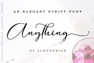 Anything Script: A Bold Script Handwritten Font for Editorial Design