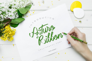 Asturo Ribbon Script Handwritten Font for Elegant Branding