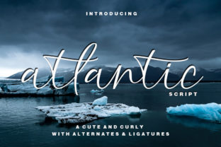 Atlantic Script Font for Vintage-Clean Branding