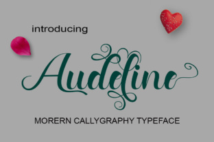 Audeline Script Handwritten Font for Makers