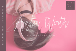 Austin Worth Script Handwritten Font for Elegant Branding