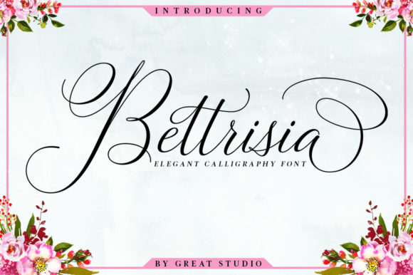 Bettrisia Script: A Modern Elegant Calligraphy Typeface