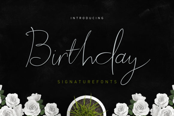 Birthday Script: A Modern Handwritten Font for Editorial Warmth