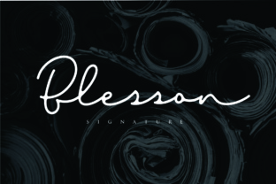 Blesson: A Modern Script Handwritten Typeface for Digital Branding