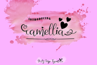 Camellia: A Girly Handwritten Typeface for Digital Branding