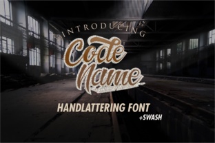 Codename: A Striking Handpainted Typeface for Campaign Design