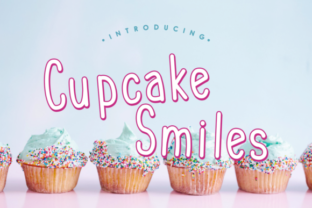 Cupcake Smiles Family: A Script Handwritten Font for Editorial Charm