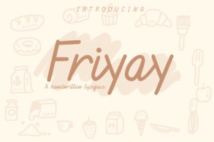 Friyay: A Clean Informal Script Handwritten Typeface for Modern Websites