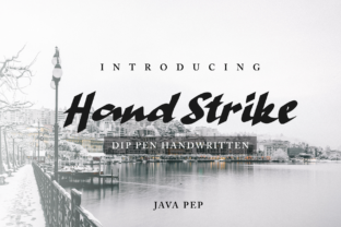 Hand Strike: A Bold Script Handwritten Font for Impactful Web Design