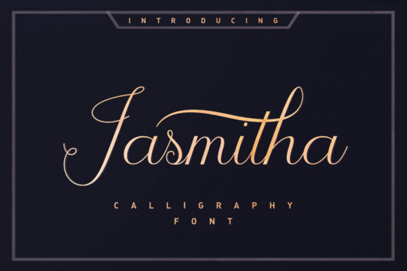 Jasmitha Script: A Modern Handwritten Font for Digital Branding