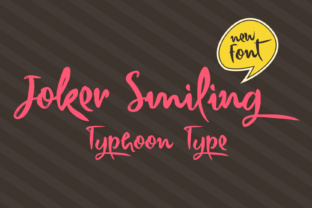 Joker Smiling Script Handwritten Font for Digital Design