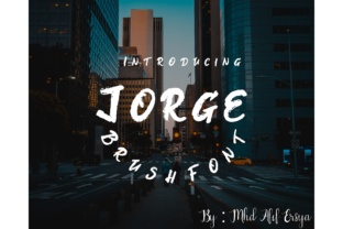 Jorge Script Handwritten Font for Crafters