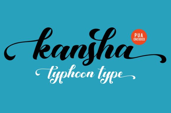 Kansha Script Handwritten Font for Elegant Design