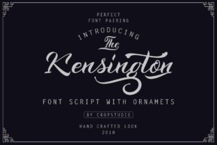 Kenshington Script Handwritten Font for Branding