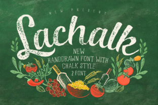LaChalk: A Cafe Menu Inspired Typeface for Warm, Authentic Branding