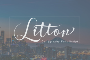 Litton: A Modern Calligraphy Typeface for Authentic Branding