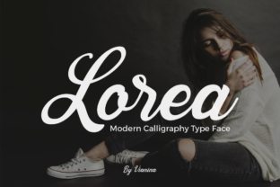 Lorea: A Modern Calligraphy Font for Elegant Editorial Design