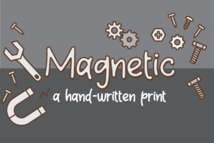 Magnetic: A Rounded, Casual Script Handwritten Font