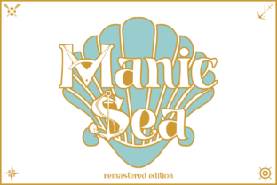 ManicSea Font: Nautical Script for Handmade Labels & Wedding Invitations