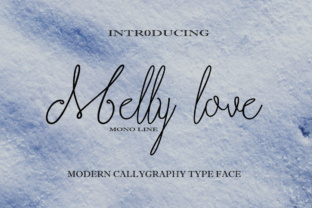 Melly Love Script Handwritten Font for Elegant Digital Branding