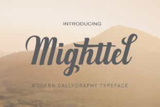 Mighttel: A Handwritten Script Font for Authentic Campaigns