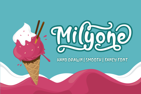 Milyone: A Beautiful Hand Drawn Typeface for Creative Branding