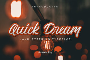 Quick Dream: A Friendly Script Handwritten Font for Scroll-Stopping Visuals