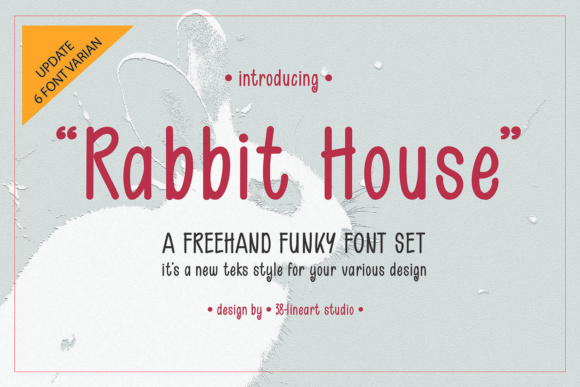 Rabbit House: A Script Handwritten Font for Warm, Playful Editorial Design