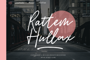 Rattem Hullax: A Script Handwritten Font for Editorial Warmth