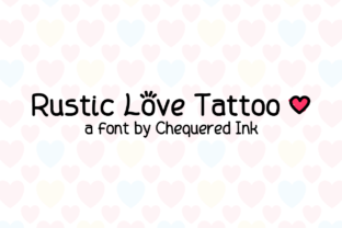 Rustic Love Tattoo Font for Authentic Handwritten Campaigns