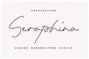 Seraphina Script: A Luxurious Script Handwritten Font for High-Impact Marketing