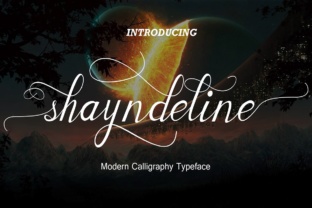 Shayndeline: A Handcrafted Script Typeface for Editorial Elegance