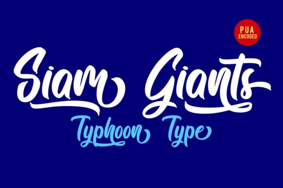 Siam Giants Script Handwritten Font for Elegant Digital Branding