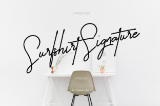 Surfshirt Signature Font for Elegant Branding
