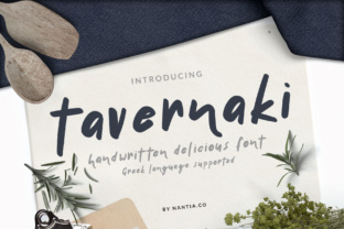 Tavernaki: A Script Handwritten Font for Expressive Web Design