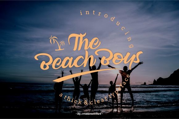 The Beach Boys Font for Elegant Branding and Clear Campaign Messaging