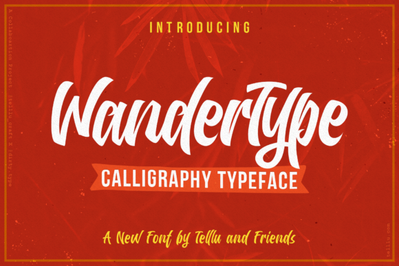 WanderType: A Script Handwritten Font for Elegant Digital Branding