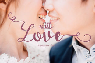With Love Script Handwritten Font for Creative Makers